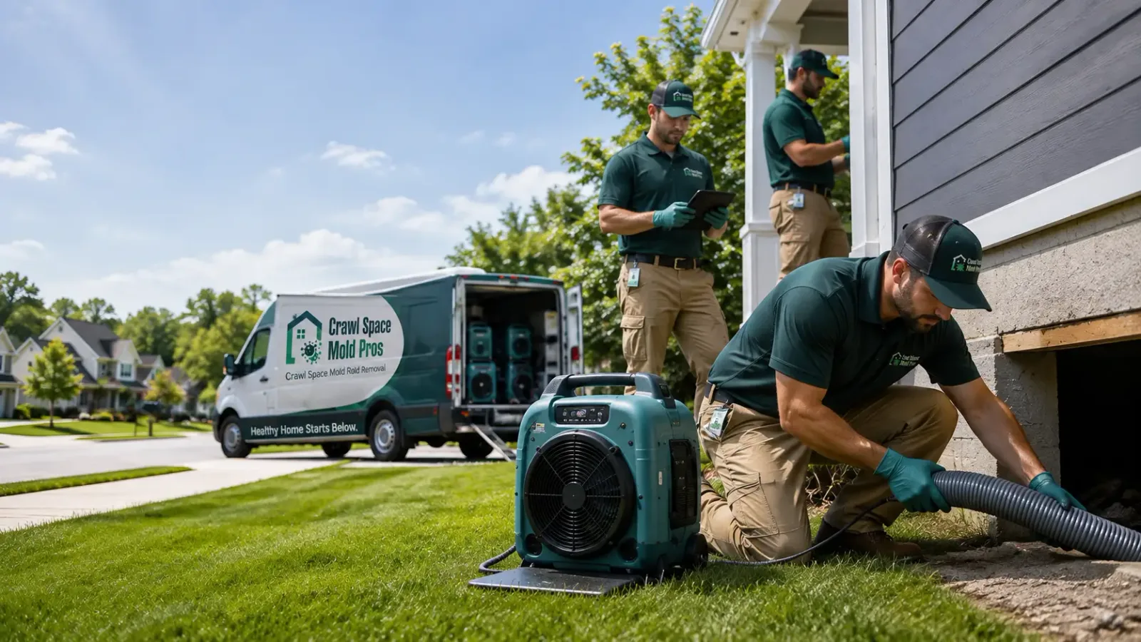 Crawl Space Mold Removal in New Alexandria, PA